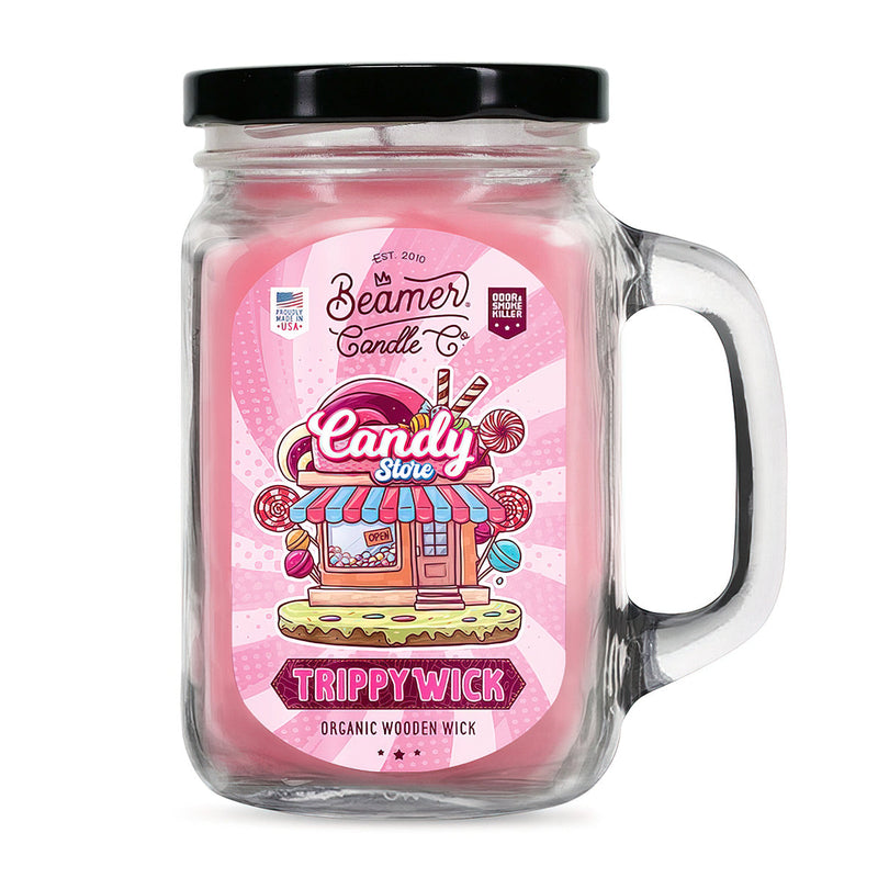 Scented Candle - TrippyWick Candy Store (90 Hour Burn Time)