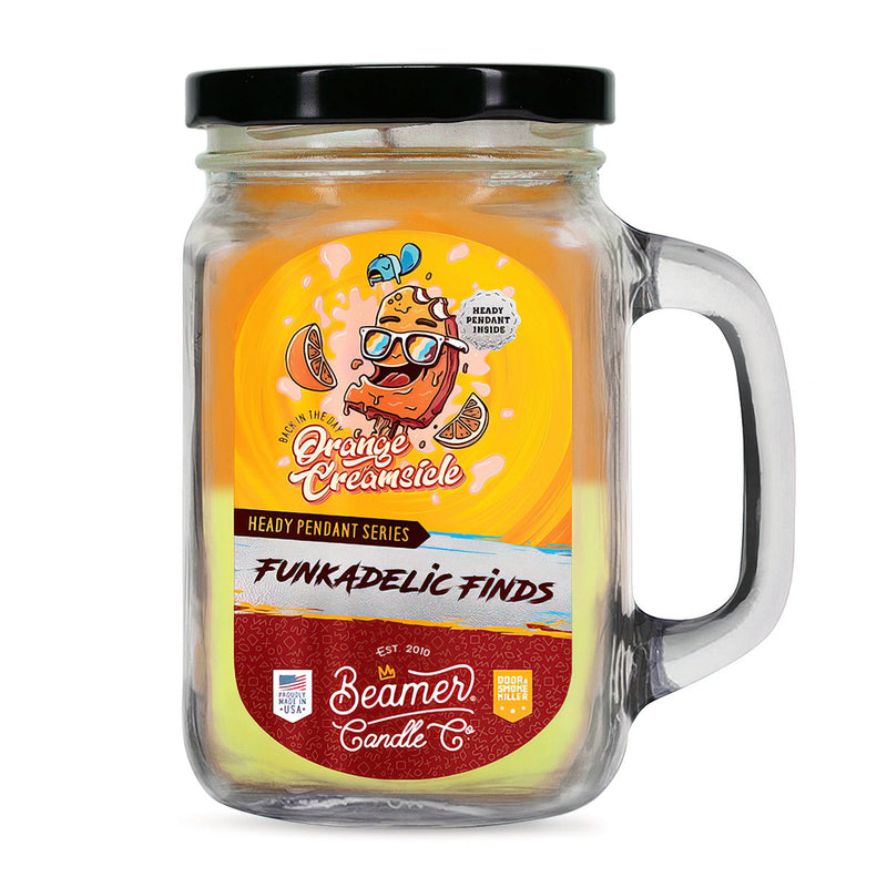 Scented Candle - Funkadelic Or Creamsicle (90 Hour Burn Time)