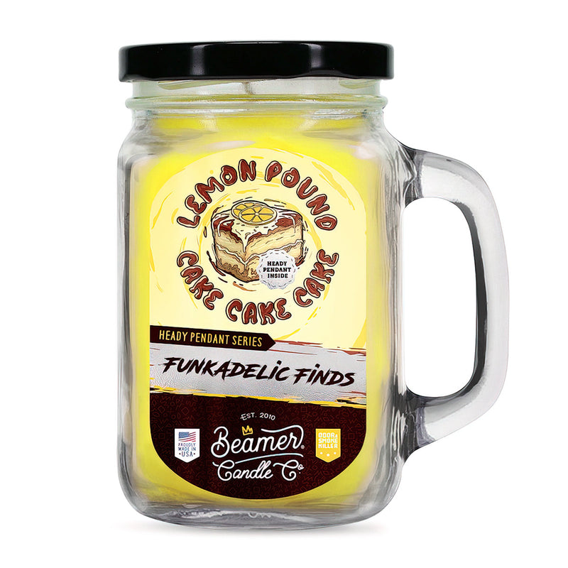 Scented Candle & Glass Pendant - Funkadelic Lemon PC (90 Hour Burn Time)