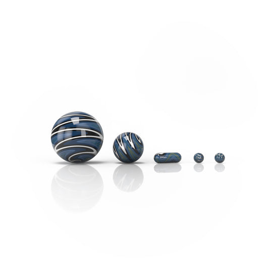 Wig Wag Dab Marble Set - 5 piece - Blue