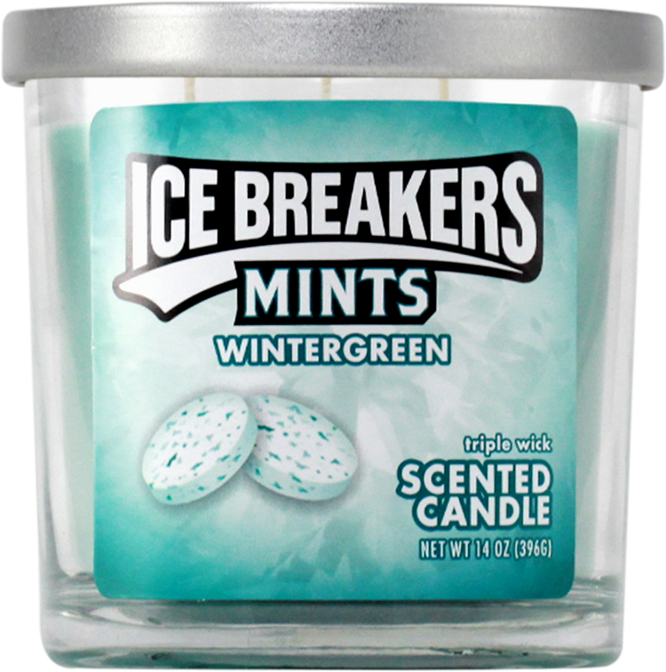 Scented Candle - Icebreakers Wintergreen (45 Hour Burn Time)