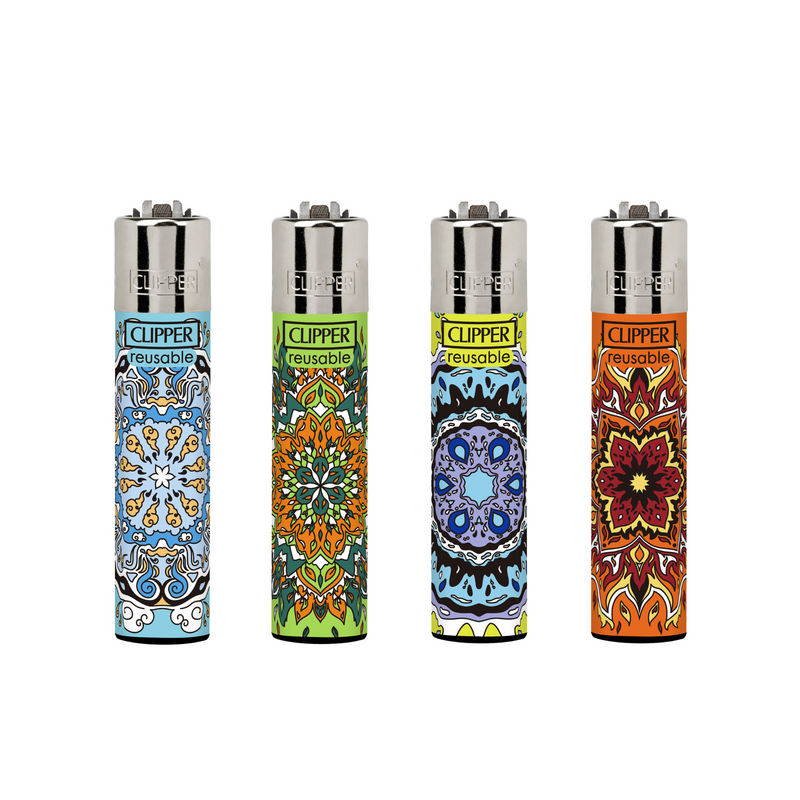 Classic Large Lighters Mandala 8 - Tray of 48