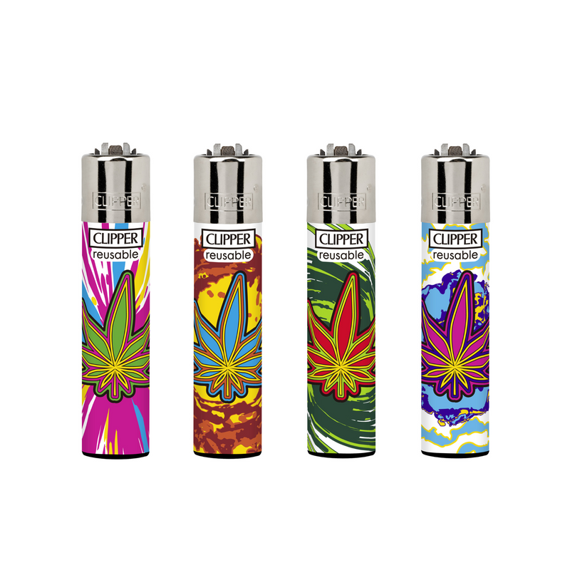 Classic Large Lighters Leaves Explosion - Tray of 48