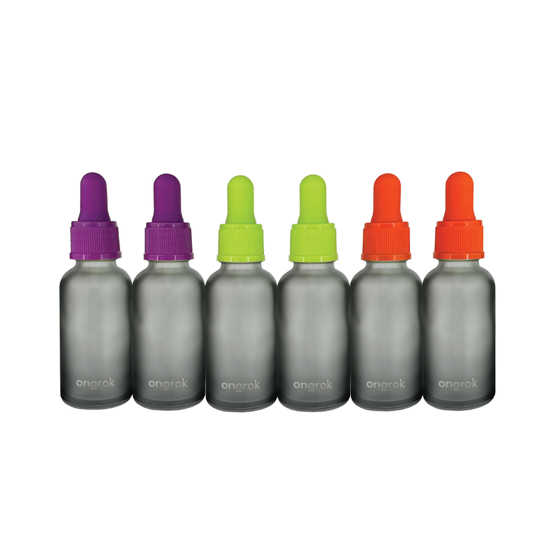 Glass Concentrates Jar Droppers - 30 ml - 6 pack