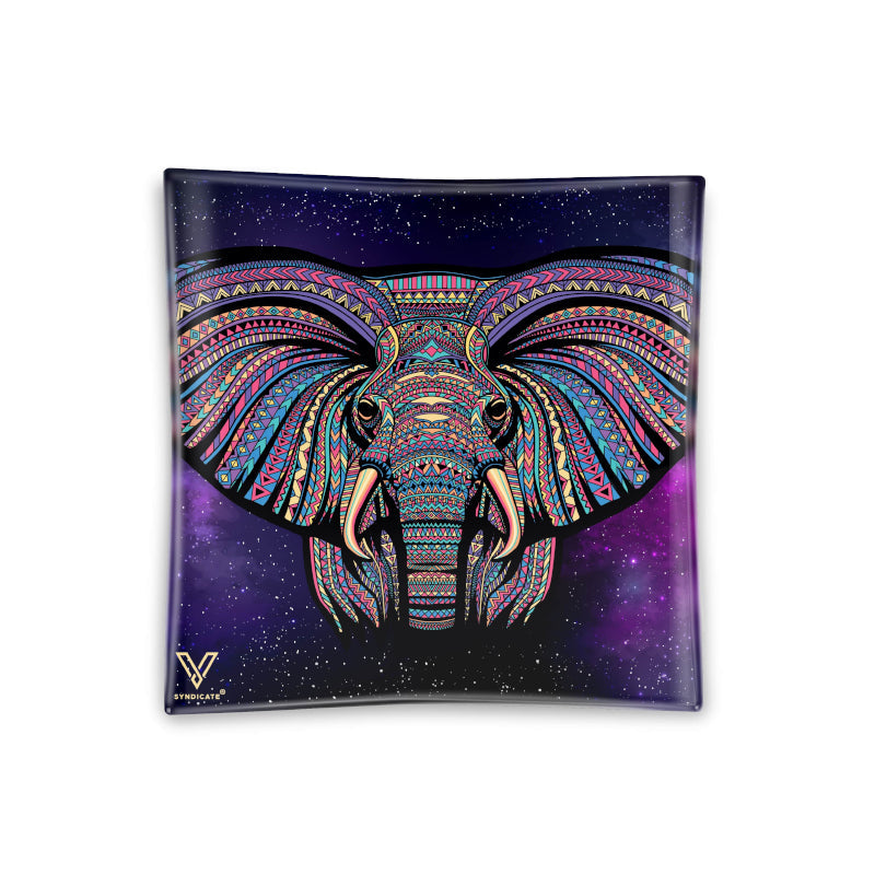 Glass Ashtrays - Elephant