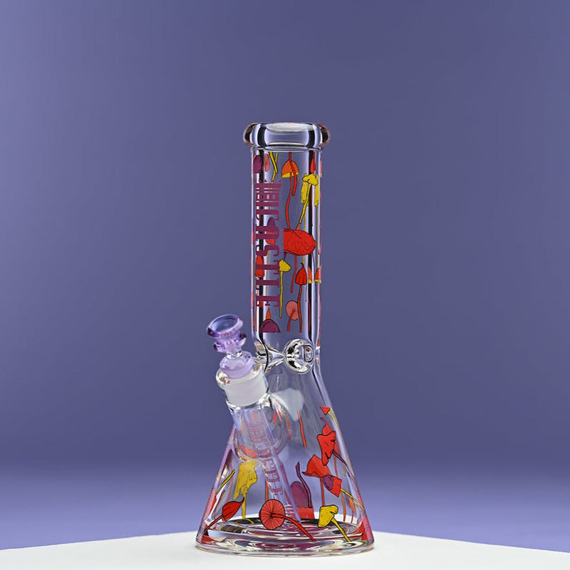 12" Beaker Bong Clear - Shroomie