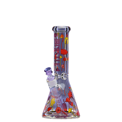 12" Beaker Bong Clear - Shroomie