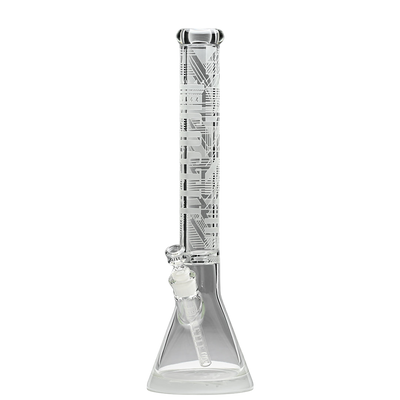 18" Beaker Bong (Lines)  