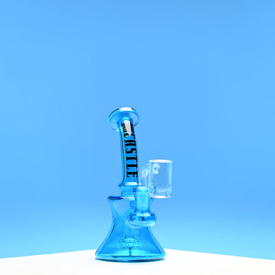 Mini Electroplated Dab Rig - Blue