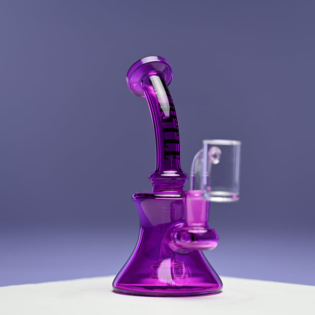 Mini Electroplated Dab Rig - Purple