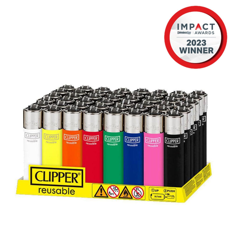 Classic Large Lighter Solid Assorted Colours (48 lighters + 5 Free)