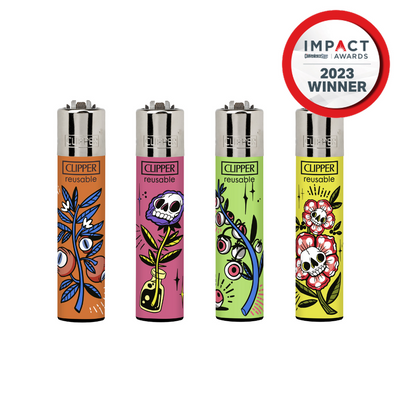 Classic Large Lighters Strange Flowers 2 (48 lighters)