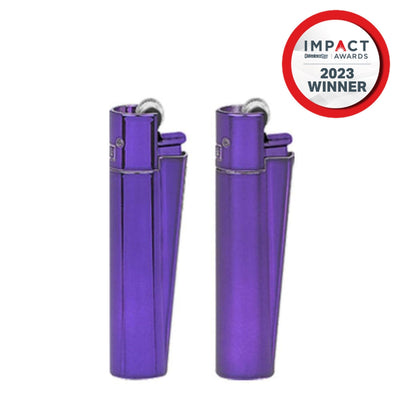 Metal Lighters Purple Rain (12 lighters)