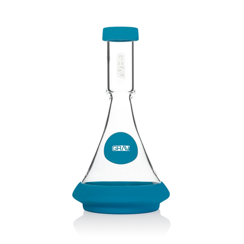 Deco Beaker Base Bong With Silicone Covers (Blue)