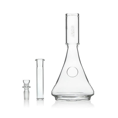 Deco Beaker Base Bong With Silicone Covers (Blue)