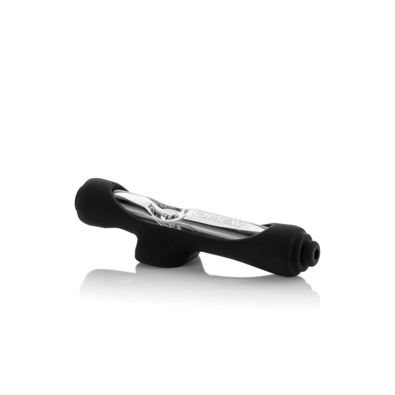 Mini Steamroller With Silicone Skin (Black)