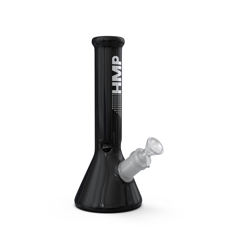 8" Glass Bong Premier Color Collection (Black)