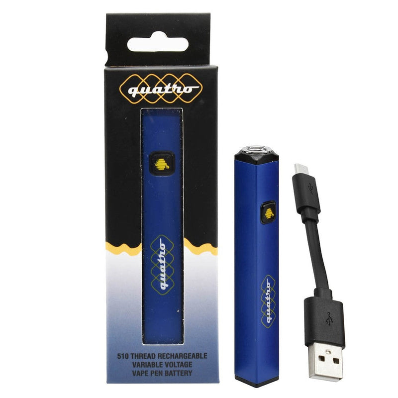 Quatro Variable Voltage 510 Thread Battery (Blue)