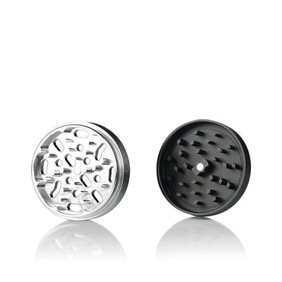 Solid Body Grinder 2.2" (Silver with Black Top)