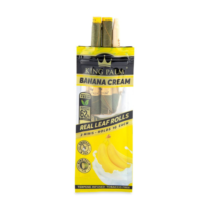 Banana Cream Flavored Mini Pre-Rolled Cones (2 pack) - Carton of 20