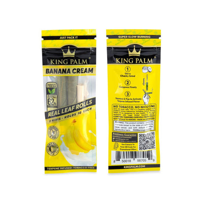 Banana Cream Flavored Mini Pre-Rolled Cones (2 pack) - Carton of 20