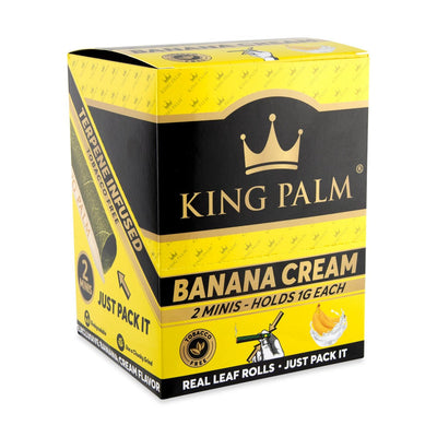 Banana Cream Flavored Mini Pre-Rolled Cones (2 pack) - Carton of 20