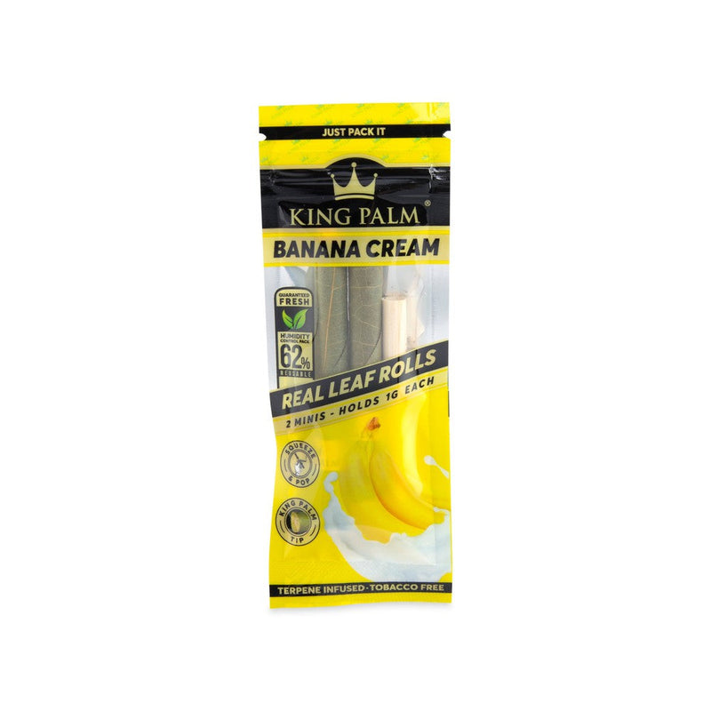 Banana Cream Flavored Mini Pre-Rolled Cones (2 pack) - Carton of 20