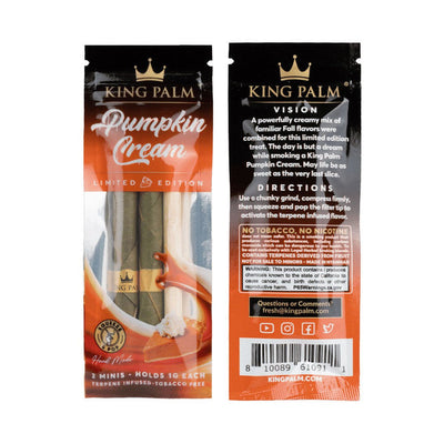 Pumpkin Cream Flavored Mini Pre-Rolled Cones (2 pack) - Carton of 20