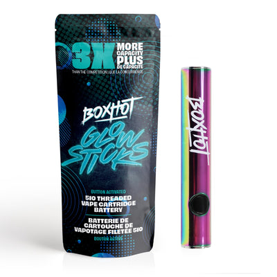 Box Hot Glow Sticks 510 Battery - Multicolor (Carton of 12)