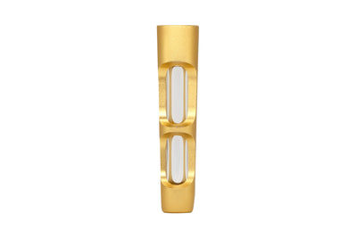 Aluminum & Glass Chillum (Gold)