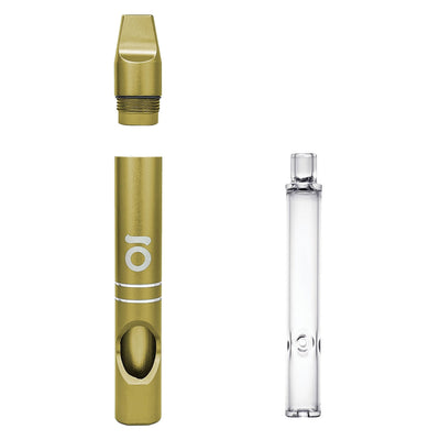 Aluminum Meditation Hash Pipe (Gold)