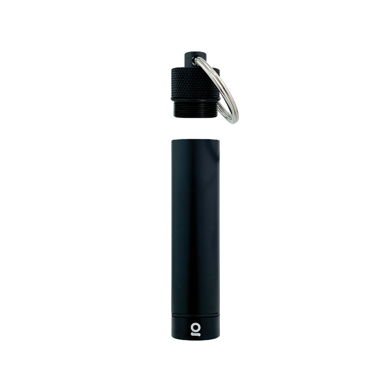 Aluminum Storage Keychain (Black)