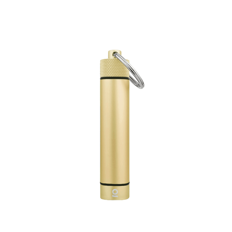 Aluminum Storage Keychain (Gold)