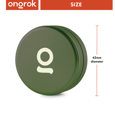 Aluminum Storage Puck (Green)