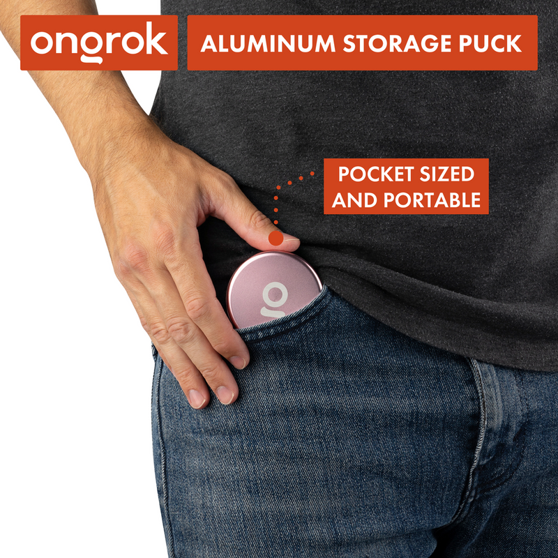 Aluminum Storage Puck (Rose Gold)