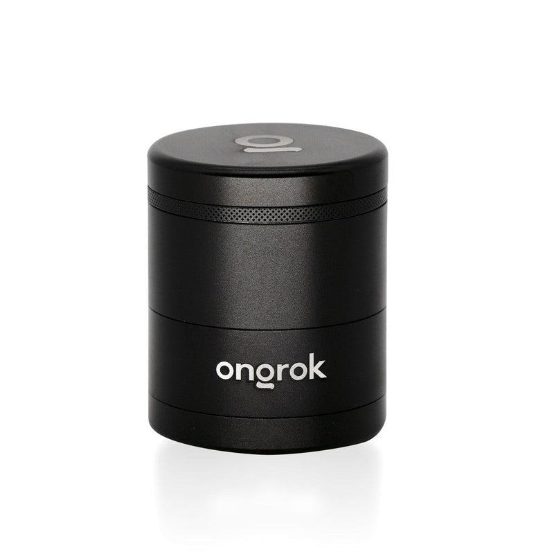 Flower Petal Toothless Grinder with Storage (Black)