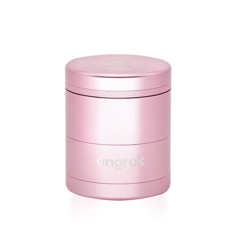 Flower Petal Toothless Grinder with Storage (Rose Gold)