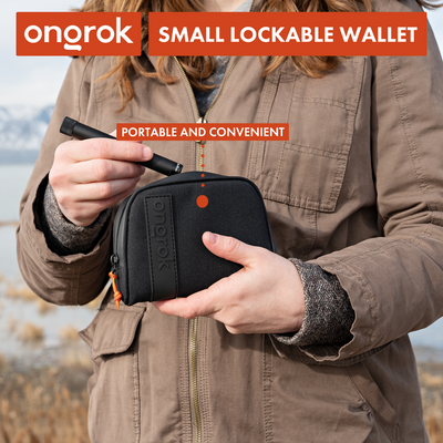 Smell Proof Wallet - 4 x 6" (Black)