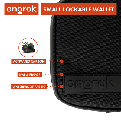 Smell Proof Wallet - 4 x 6" (Black)