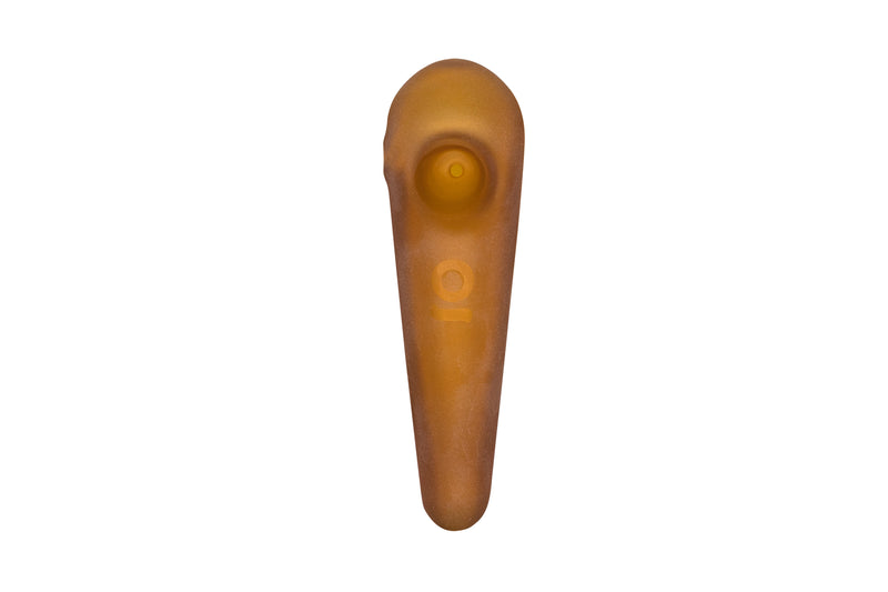 Teardrop Spoon Pipe (Frosted Gold)