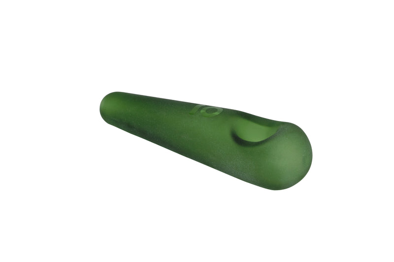 Teardrop Spoon Pipe (Frosted Green)