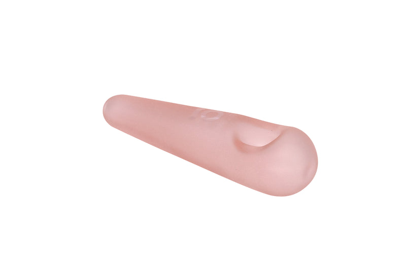 Teardrop Spoon Pipe (Frosted Pink)