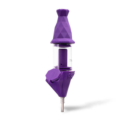 Bectar Silicone Bubbler & Dab Straw (Ultra Purple)