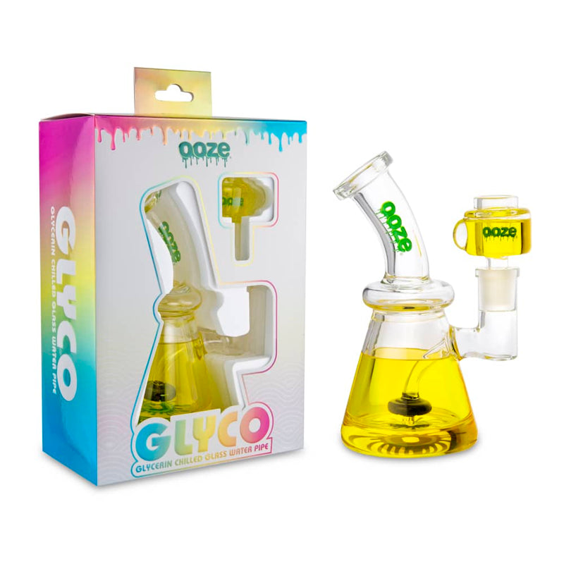 6.5" Glyco Freeze Bong (Mellow Yellow)