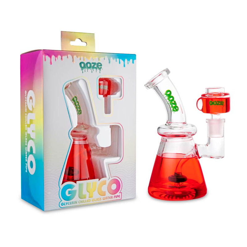 6.5" Glyco Freeze Bong (Scarlet)