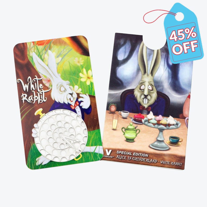 Grinder Card: White Rabbit in Grinderland