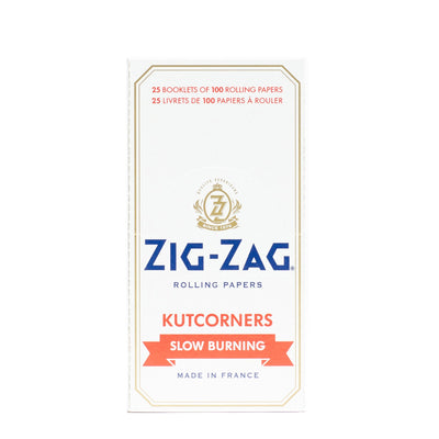 Single Wide White Kutcorners Rolling Papers