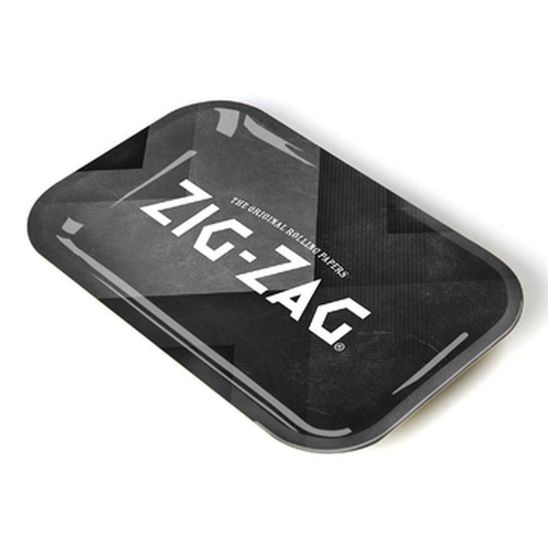 Zig-Zag Metal Rolling Tray - Medium - Since 1879 (Black)-Turning Point Brands Canada