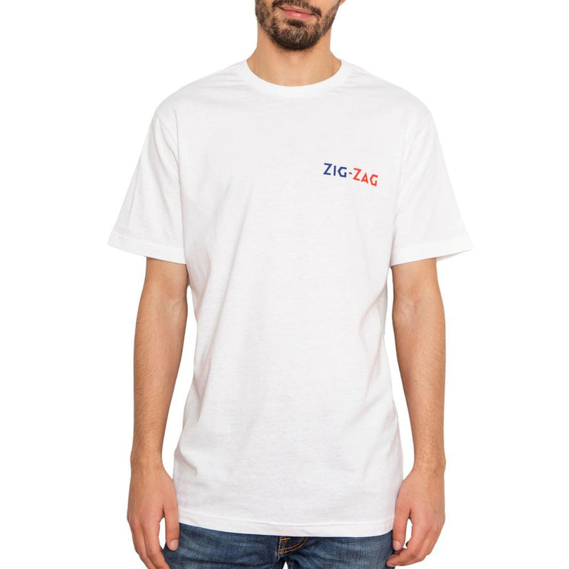 Zig-Zag White T-Shirt - Large-Turning Point Brands Canada